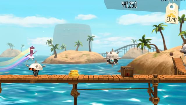 BIT.TRIP Presents... Runner2: Future Legend of Rhythm Alien screenshot 1