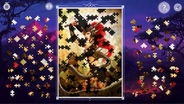 Dark Fantasy 2: Jigsaw Puzzle screenshot 1