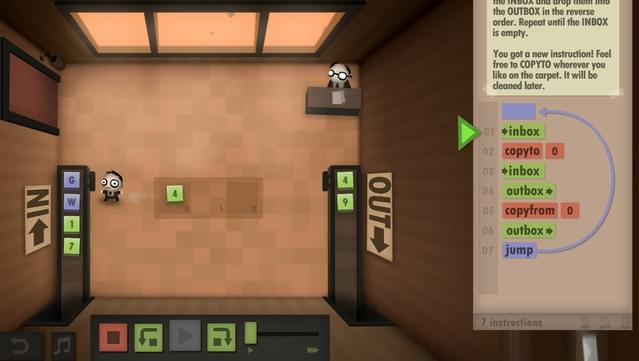 Human Resource Machine screenshot 1