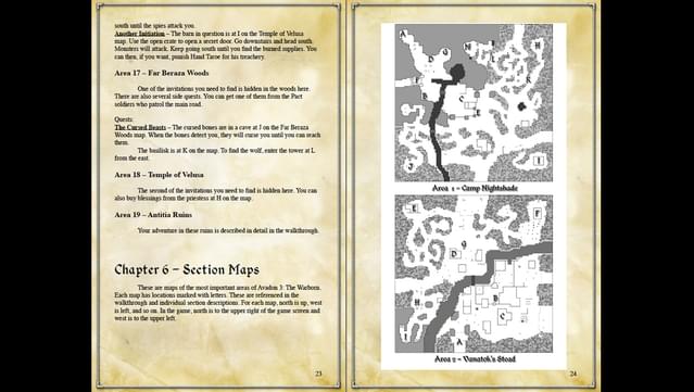Avadon 3: Hint Book & Extras screenshot 6