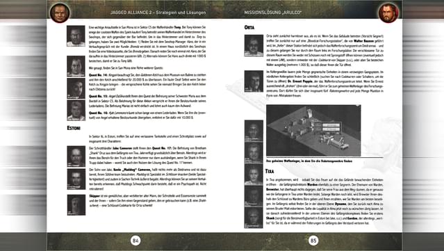 Jagged Alliance 2 - Deutsches Lösungsbuch (German Strategy Guide) screenshot 3