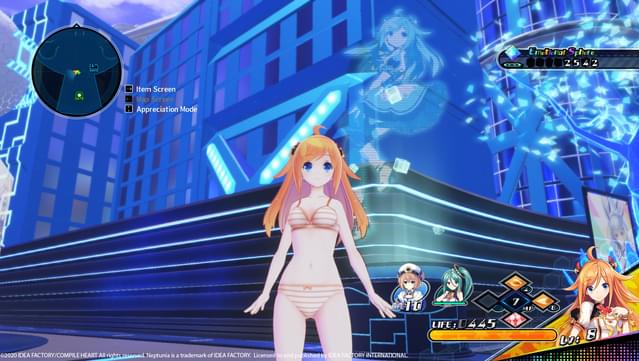 Neptunia Virtual Stars - Swimsuit Outfit: V-Idol Set screenshot 2