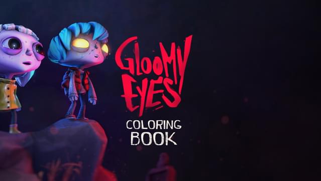 Gloomy Eyes - Coloring Book