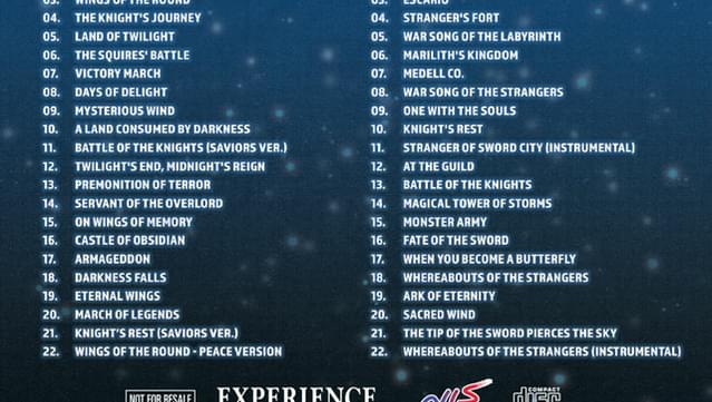 Saviors of Sapphire Wings / Stranger of Sword City Revisited - 'Dungeons and Refrains' Official Soundtrack screenshot 1