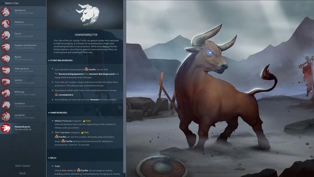 Northgard - Himminbrjotir, Clan of the Ox screenshot 0