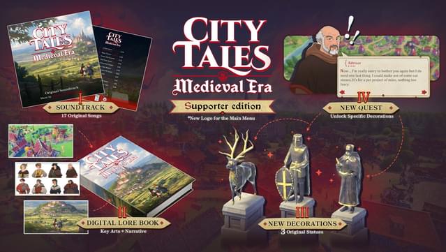 City Tales - Medieval Era - Supporter Pack screenshot 0