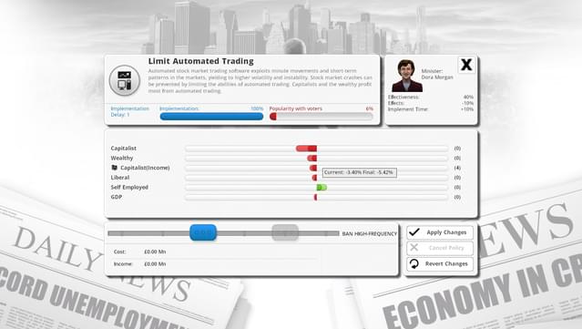 Democracy 3: Clones and Drones screenshot 6