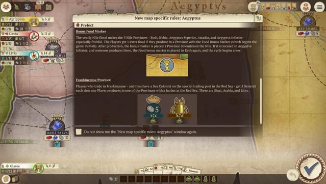 Concordia: Digital Edition - Aegyptus & Creta screenshot 3