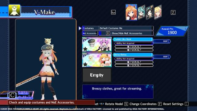 Neptunia Virtual Stars - Todoki Uka Pack screenshot 0