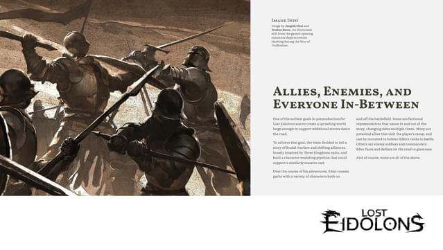 Lost Eidolons - Artbook & World Map screenshot 7