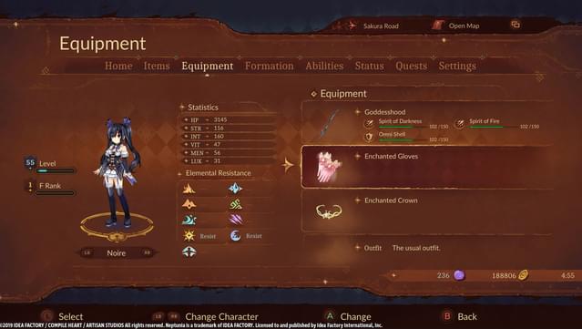 Super Neptunia RPG - [Enchanted Series] Equipment Set screenshot 5