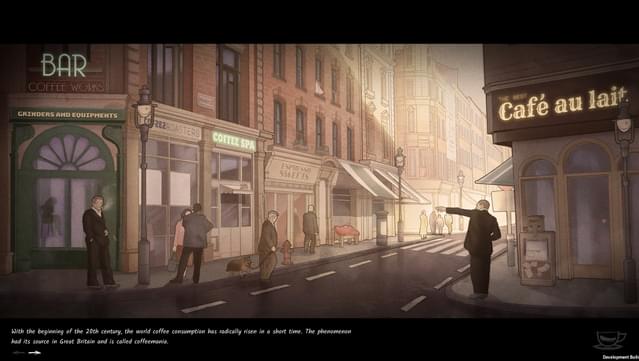 Coffee Noir - Business Detective Game DEMO screenshot 1