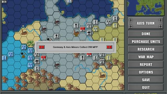 Strategic Command: European Theater screenshot 2