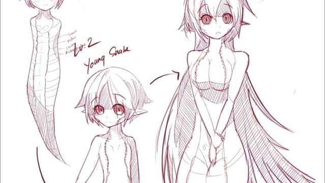 Siluman Fantasy - Monster Girl Sketch Vol.01 screenshot 3
