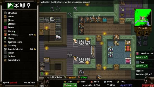 KeeperRL screenshot 1