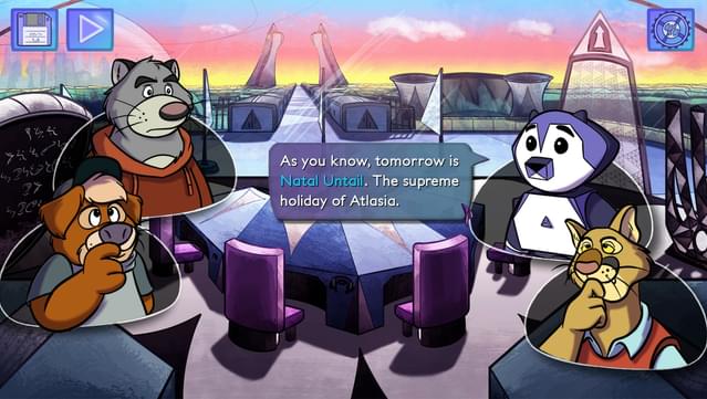 BROK the InvestiGator - Natal Tail, A New Christmas screenshot 1