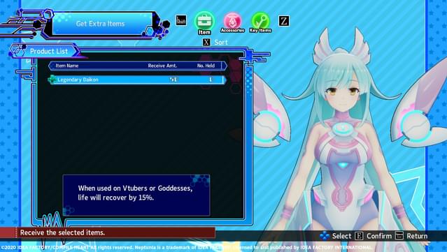 Neptunia Virtual Stars - Hibiki Ao Pack screenshot 1