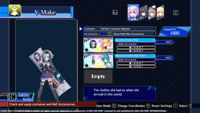 Neptunia Virtual Stars - Iwasimiz Kotoko Pack screenshot 4