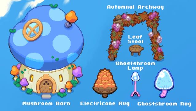 Moonstone Island: Autumnal Accessories DLC Pack screenshot 1