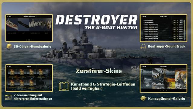 Destroyer: The U-Boat Hunter - Supporter Pack screenshot 0