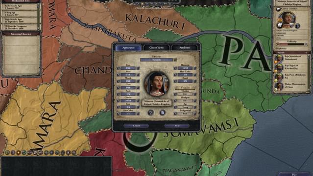 Crusader Kings II: South Indian Portraits 5 Year Anniversary Gift screenshot 1