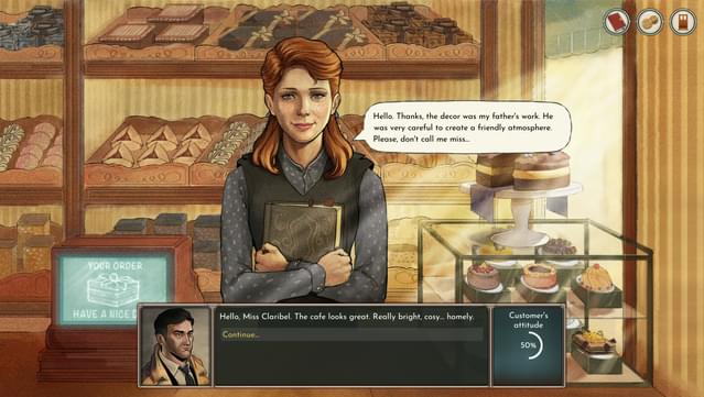 Coffee Noir - Business Detective Game DEMO screenshot 2