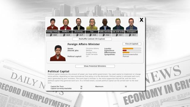 Democracy 3 screenshot 1