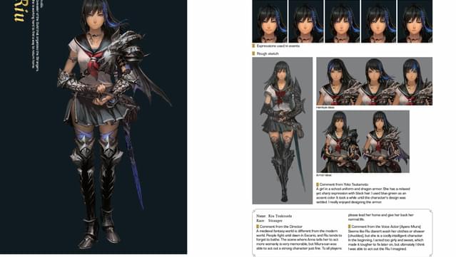 Saviors of Sapphire Wings / Stranger of Sword City Revisited - 'Journey from Savior to Stranger' Art Book screenshot 2