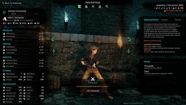 Mordheim: City of the Damned - HIRED SWORDS DLC BUNDLE 1 - Poison Wind Globadier + Smuggler screenshot 3