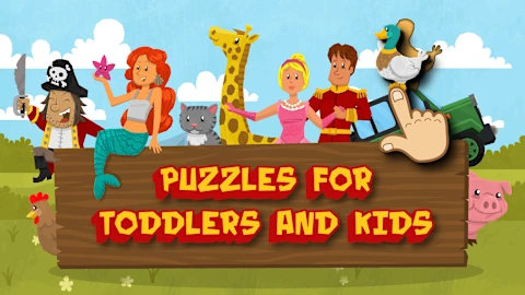 Puzzles for Toddlers & Kids: Animals, Cars and more