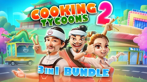 Cooking Tycoons 2 - 3 in 1 Bundle