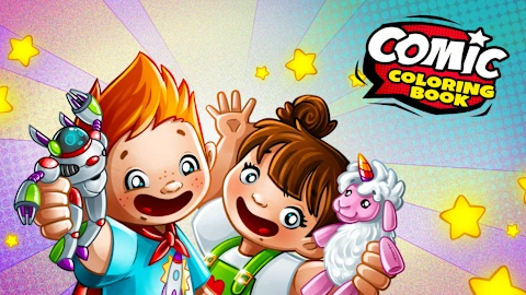 Comic Coloring Book