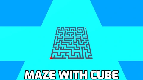 Maze with cube