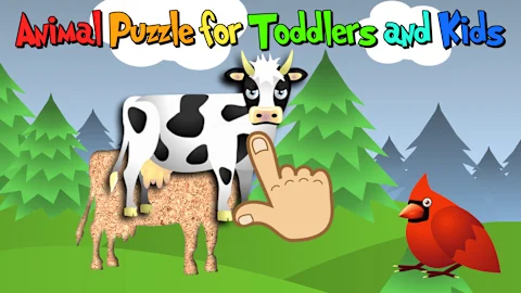 Animal Puzzle for Toddlers and Kids - Preschool and kindergarten learning and fun game