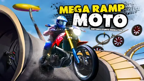 Mega Ramp Moto - Dirt Bike Stunts Simulator