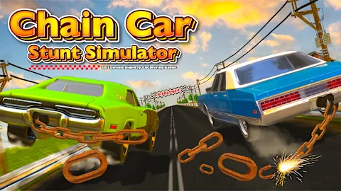 Chain Car Stunt Simulator - 3D Extreme Highway Car Driving Games