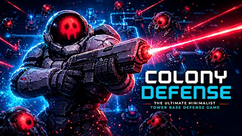 Colony Defense - The Ultimate Minimalist Tower Base Defense Game