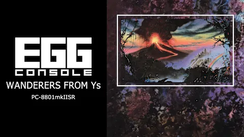 EGGCONSOLE WANDERERS FROM Ys PC-8801mkIISR