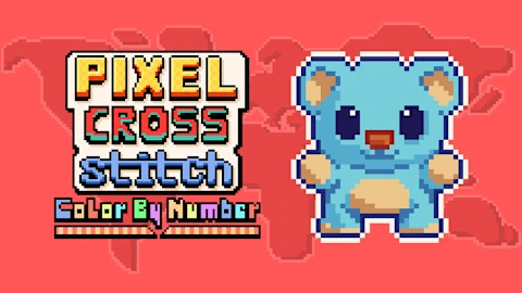 Pixel Cross Stitch Color by Number