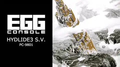 EGGCONSOLE HYDLIDE3 S.V. PC-9801