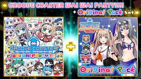 GROOVE COASTER WAI WAI PARTY!!!! + Original Pack Set