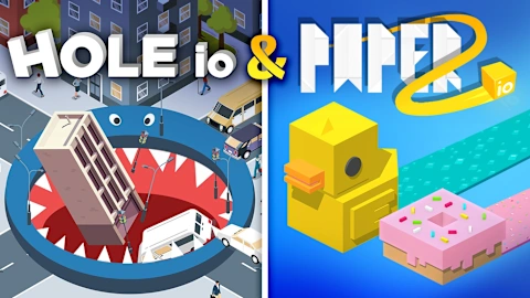 Hole io & Paper io 2