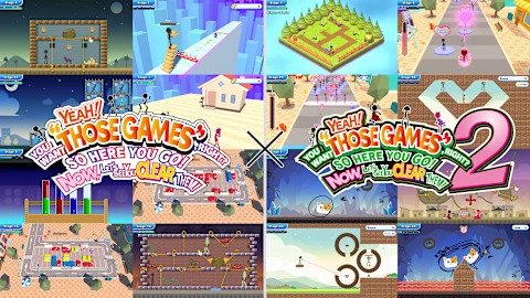YEAH! YOU WANT "THOSE GAMES," RIGHT? SO HERE YOU GO! NOW, LET'S SEE YOU CLEAR THEM! 1+2