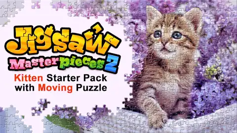 Jigsaw Masterpieces 2 Kitten Starter Pack with Moving Puzzle