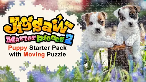 Jigsaw Masterpieces 2 Puppy Starter Pack with Moving Puzzle