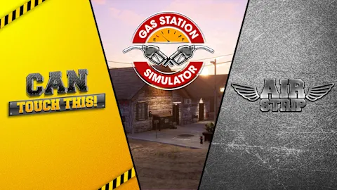 Gas Station Simulator, Airstrip DLC and Can Touch This DLC Bundle