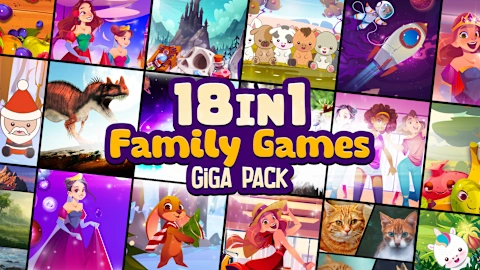 18 in 1: Family Games Giga Pack
