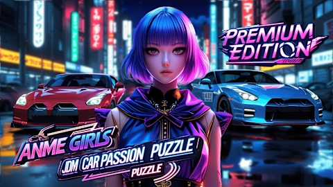 Anime Girls: JDM Car Passion Puzzle PREMIUM EDITION