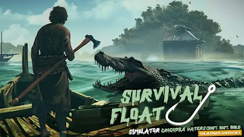 Survival Float Simulator - Crocodile Waters Craft, Raft, Build: The Ultimate Survivor’s