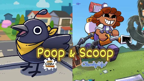 Poop & Scoop: Just Crow Things + Cleaning Up!